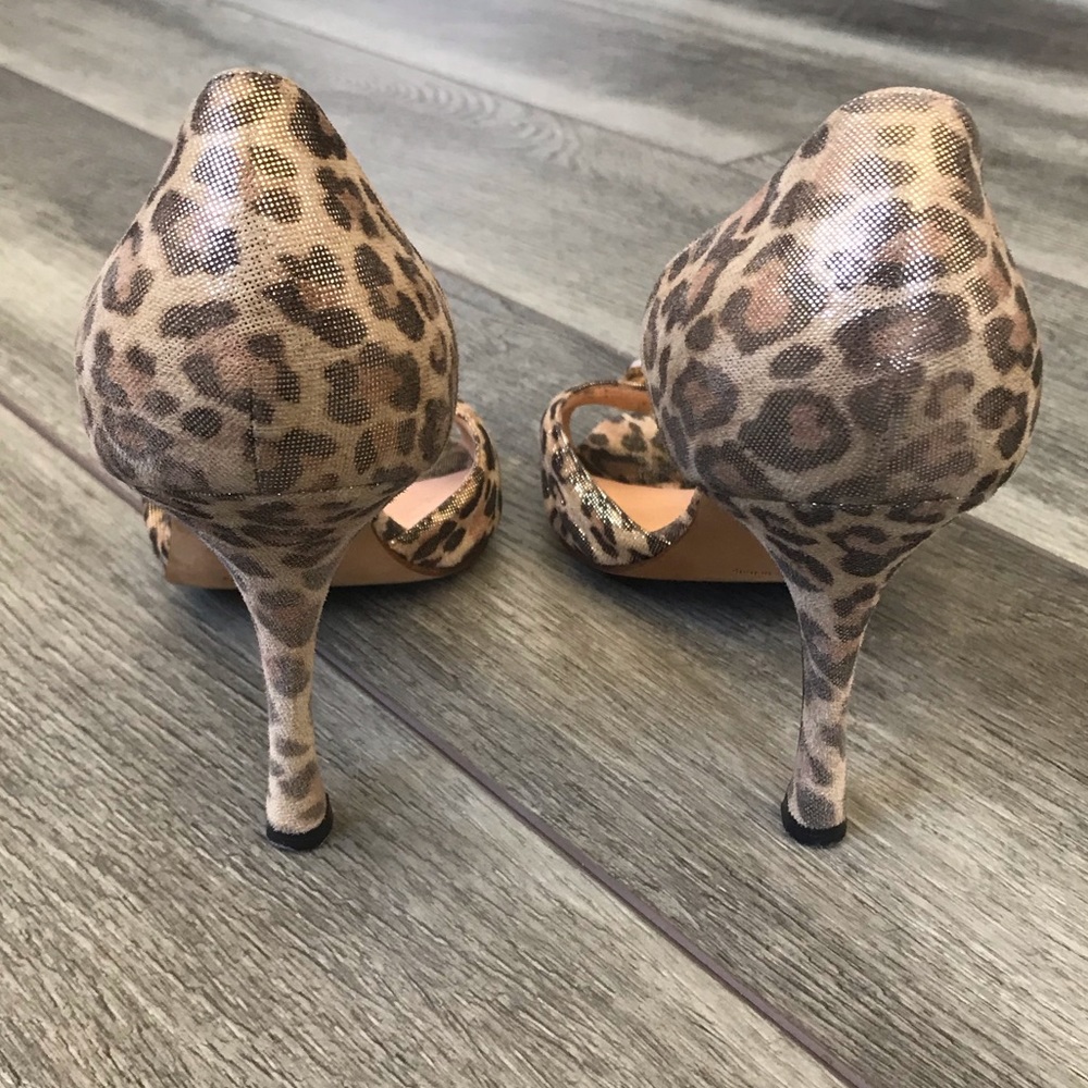 MANOLO BLAHNIK Leopard Peep-Toe D'Orsay - Picture 3 of 8
